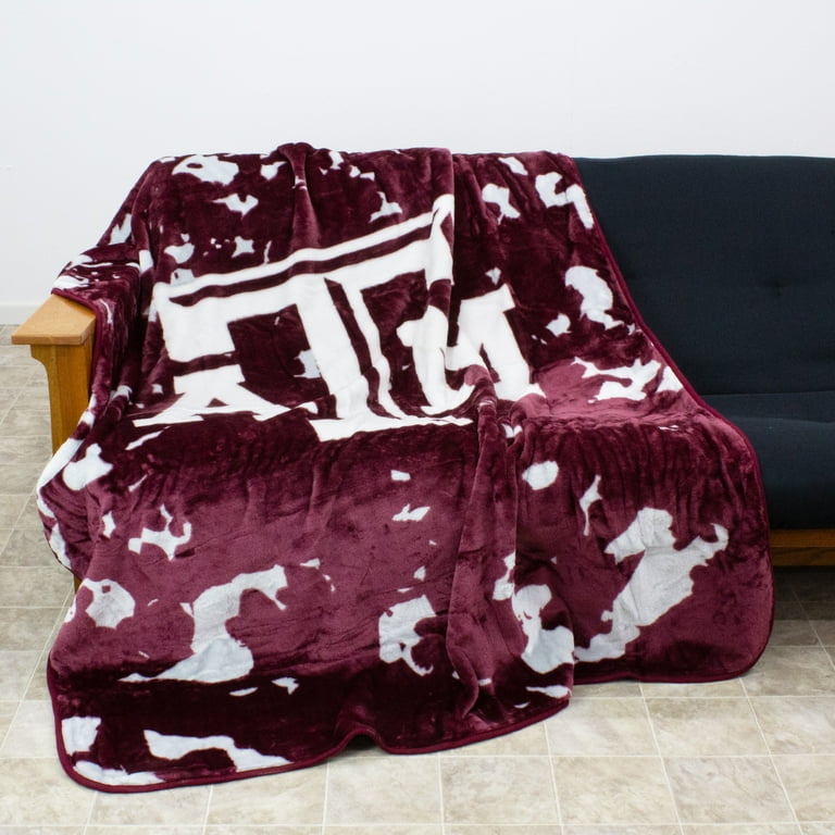 College Covers Texas A M Aggies Huge Raschel Throw Blanket