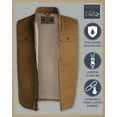 thumbnail image 6 of Bass Creek Outfitters Mens Work Vest - Sherpa Lined Duck Canvas Shell Insulated Vest for Men, 6 of 7