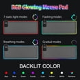 thumbnail image 5 of Wireless Charging Mouse Pad Large RGB Gaming Desk Mat 13 Light Modes Mousepad 35.4x15.7 Dark Grey, 5 of 6