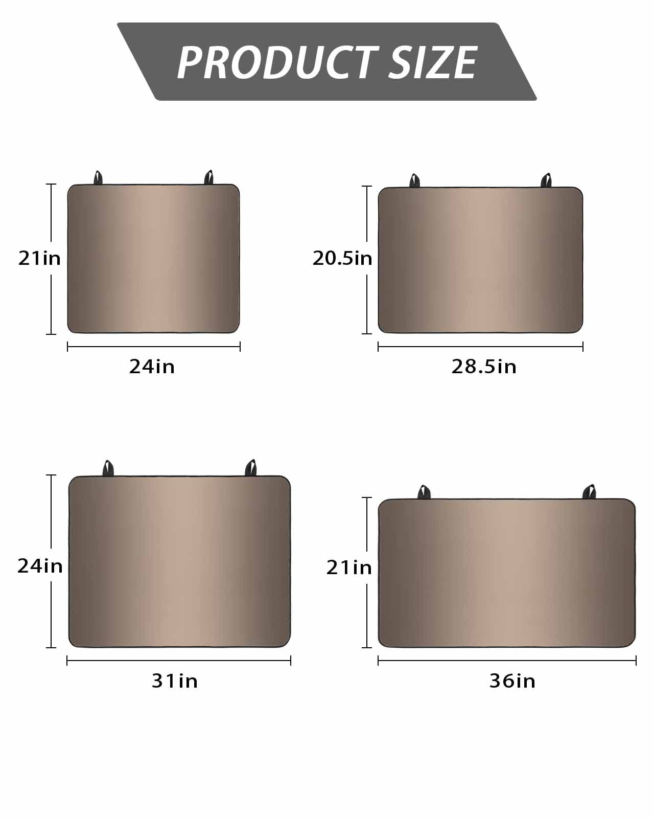 Black and Stove Top Covers for Electric Stove, 36'x21'' White Stripe Glass Ceramic Stove Cover Foldable Rubber Mat Heat Resistant Cooktop Protector for Kitchen
