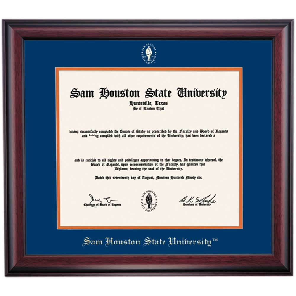 OCM Diploma Frame Sam Houston State University Bearkat Displays