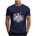 thumbnail image 2 of Tops para hombre, blusas y camisas de cuello redondo y manga corta para hombre, camisetas deportivas con estampados casuales para el Día de la Madre, blusas de cuello redondo y manga corta, blusas de, 2 of 5