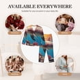 thumbnail image 7 of Sikiie Underwater Plant Dolphin Women's Long-Sleeve Shirt and Full-Length Bottom Pajama Set (s-xxl)-XX-Large, 7 of 7