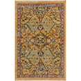 thumbnail image 3 of Traditional Nixa Collection Area Rug 7'10" Round - Brick Red, 3 of 5