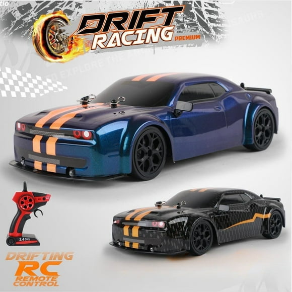 1:14 RC Drift Car Remote Control Car 4WD Drift RC Cars Vehicle 30km/h High Speed Racing RC Drifting Car Gifts Toy for Boys Kids(Black)