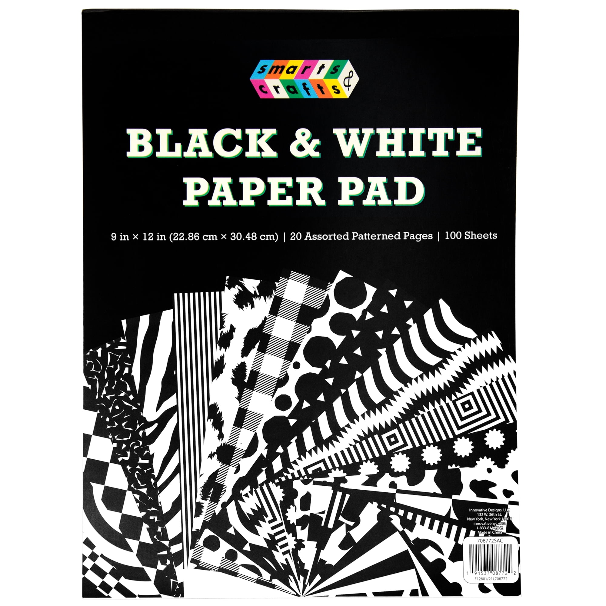Black Paper Card A4 Sketch Book Drawing Pad Double Sided Origami Writing Paper Kids Arts and Crafts Card