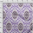 thumbnail image 3 of oneOone Viscose Jersey Purple Fabric Asian Ikat Sewing Fabric By The Yard Printed Diy Clothing Sewing Supplies 60 Inch Wide, 3 of 4