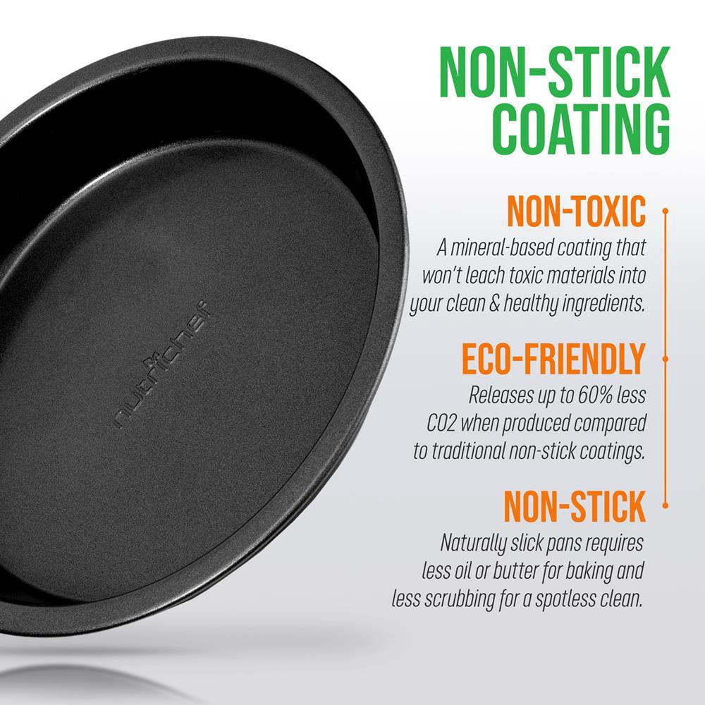 NutriChef Non-Stick Cake Round Pan,