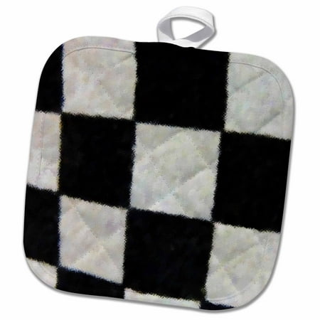 

3dRose Check Mate - Pot Holder 8 by 8-inch