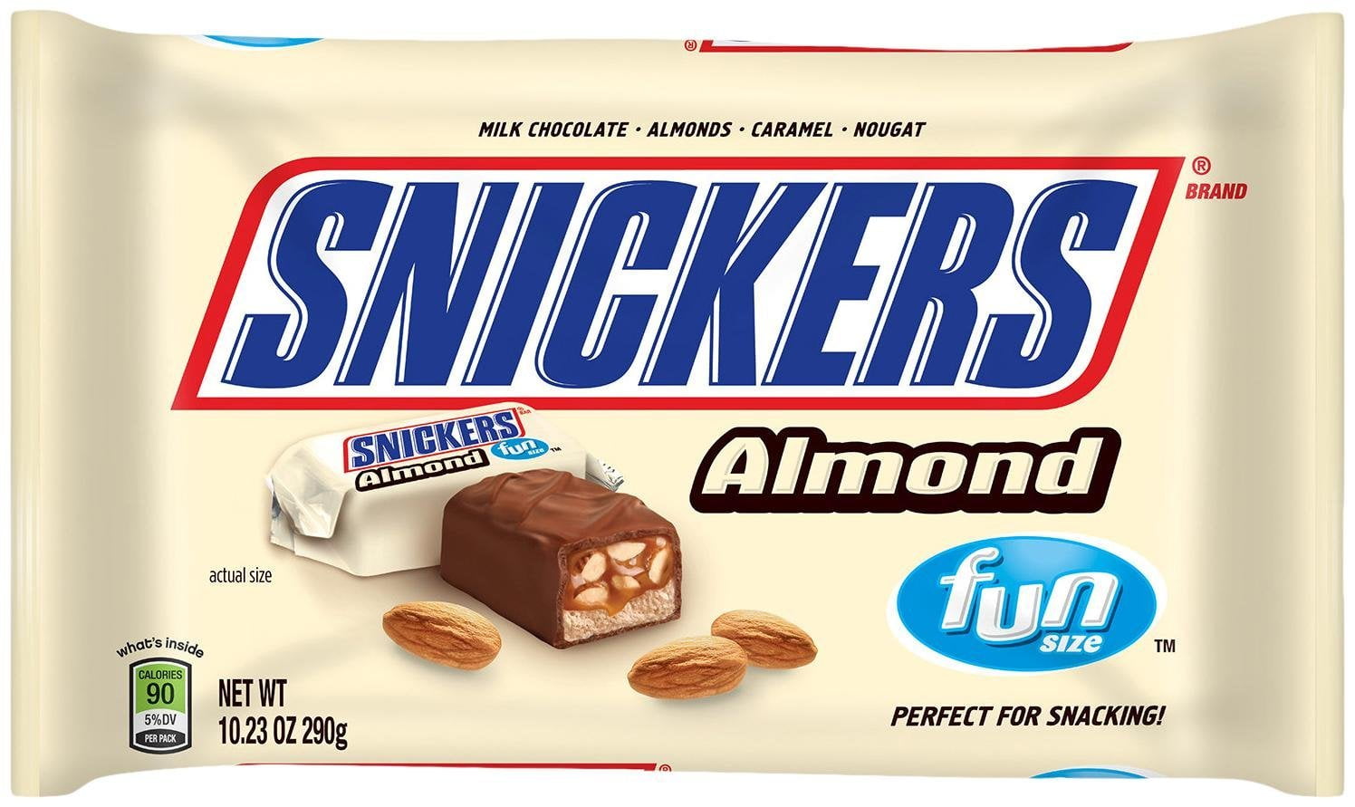 Snickers Fun Size Almond Chocolate Bars 10.23 oz