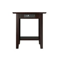 thumbnail image 4 of AFI Nantucket End Table with Charging Station, Espresso, 4 of 5