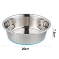 thumbnail image 2 of Comederos metálicos de acero inoxidable para perros | Base de goma antideslizante | Comederos ideales para comer y beber, 2 of 5