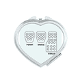 thumbnail image 1 of Clutch Brake Accelerator Pedal Mirror Travel Magnification Portable Handheld Pocket Makeup, 1 of 3