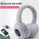 thumbnail image 3 of Winter Ear Muffs Warm Headphone Wireless Bluetooth 5.0 White, 3 of 5