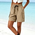 thumbnail image 5 of Lzobxe Womens Shorts Plus Size Casual Womens Plus Size with Pockets,Size S-2XL, 5 of 5
