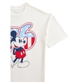 thumbnail image 6 of Disney Mickey Mouse Boys American Flag Graphic Tee with Short Sleeves, Sizes 4-20, 6 of 10