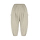 thumbnail image 4 of ICHUANYI Clearance Women's Loose Wide Leg Pants Cotton Linen Trousers Straight Pants Casual Pants(Coffee, M) ICHUANYI WER2023081005548, 4 of 7