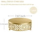 thumbnail image 2 of 1 soporte dorado para tartas, postres, magdalenas, dulces, para fiestas, elegantes mesas redondas de columnas para bodas, soportes de tartas, mesas de plantas, fiesta de cumpleaños, 2 of 3