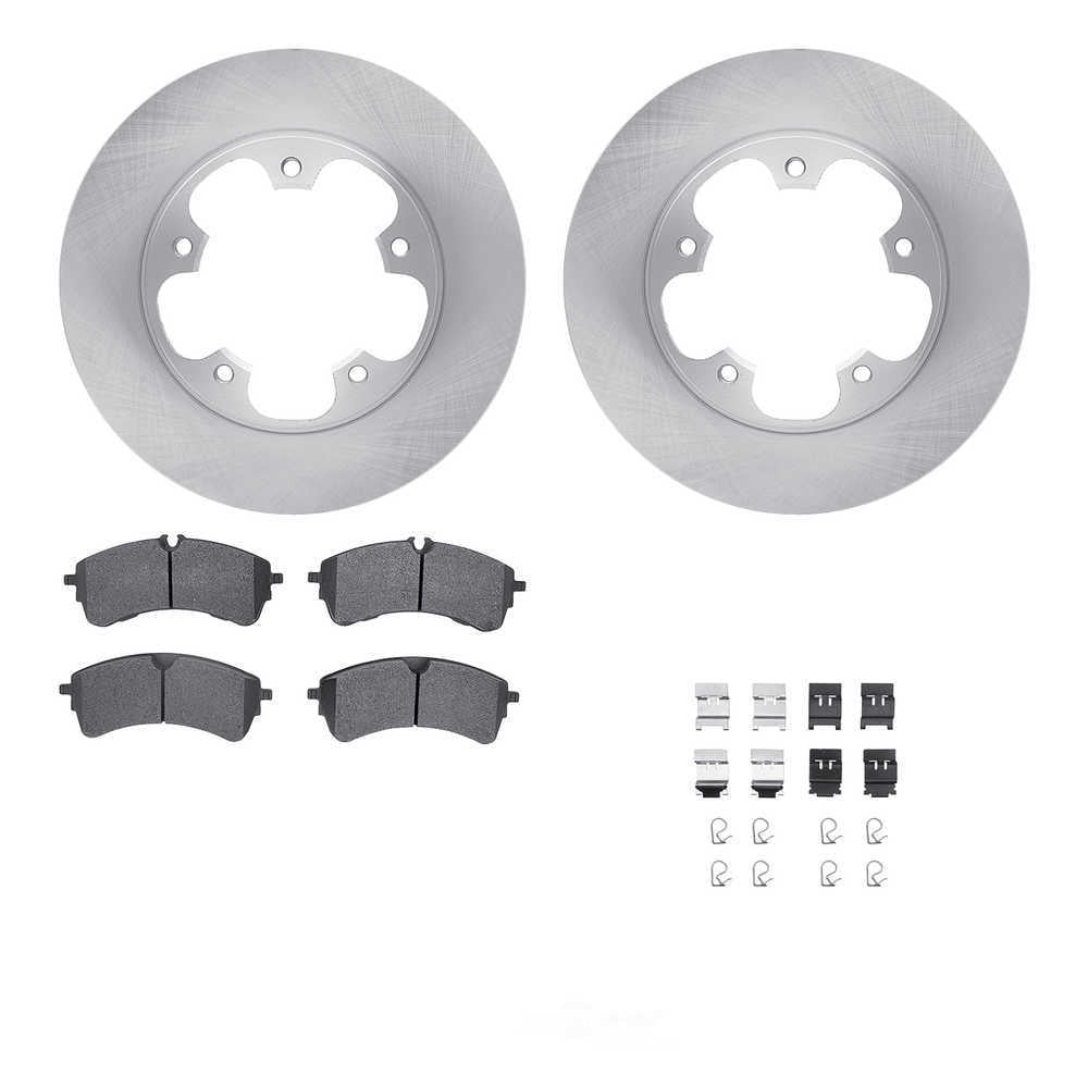 Dynamic Friction Company 6512-54241 DFC Rotors with 5000 Advanced Brake Pads includes Hardware