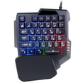 thumbnail image 1 of Teclado Mecánico para Juegos Ormromra LN-1686 Teclas Azules Retroiluminación RGB, 1 of 5