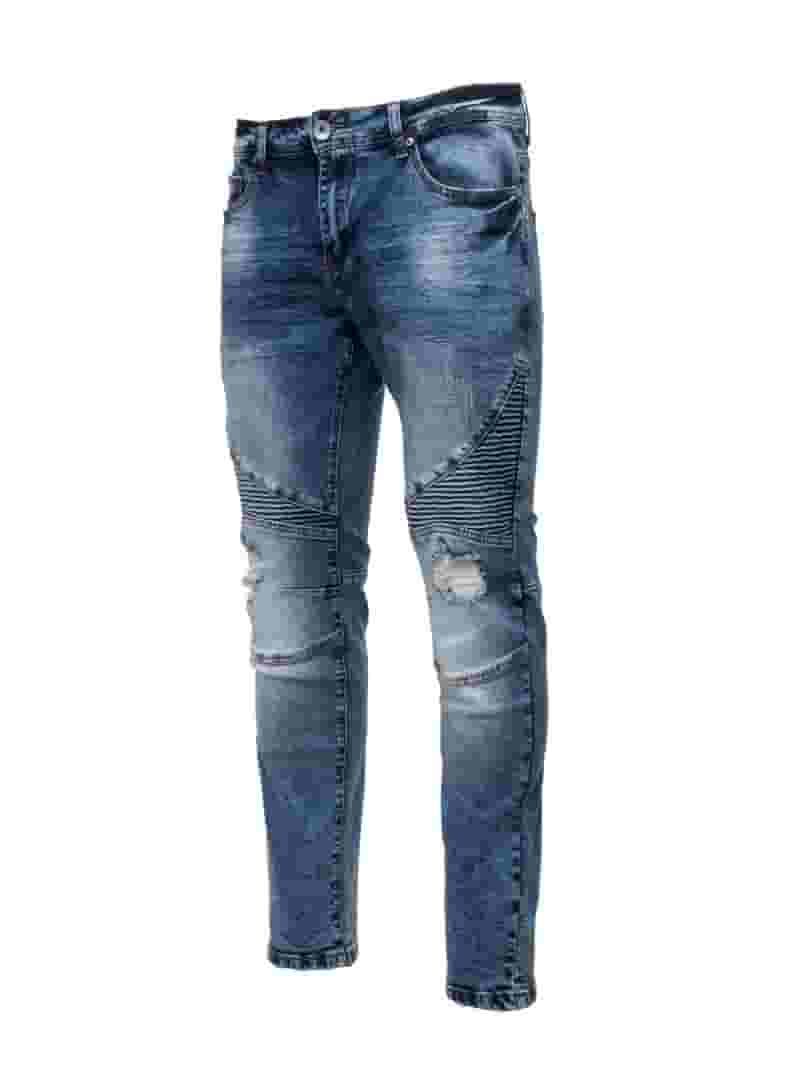 RAW X Men's Slim Fit Skinny Biker Jean, Comfy Flex Stretch RAW X Men's Slim Fit Skinny Biker Jean, Comfy Flex Stretch