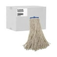 thumbnail image 2 of Boardwalk Mop Head Economical Lie-Flat Head Cotton Fiber 20oz White 12/Carton 720C, 2 of 9