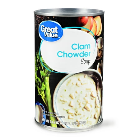 Great Value Clam Chowder Soup, 18.8 oz (Best Way To Store Soup)