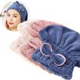 thumbnail image 1 of Jseng 3 Gorros De Toalla Para El Cabello De Microfibra, Extra Suaves Y Ultra Absorbentes, Gorros De Secado Rápido Para El Cabello, Toalla, Envoltura De Turbante Para Cabello Mojado Para Mujeres, 1 of 5