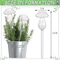 thumbnail image 3 of Self Watering Planter Insert, Plant Watering Devices With Handmade Glass, Reflective Design Glass Watering Bulbs Gift For Horticultural Enthusiasts, Family, Friends, 3 of 9