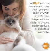 K&H Pet Products Thermo-Kitty Fashion Splash Blue Small 18 Inches Round