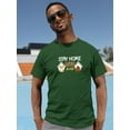 thumbnail image 2 of Stay Home Corgi And Coffee T-Shirt Men -Image by Shutterstock, Male x-Large, 2 of 4