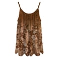 thumbnail image 4 of Puntoco Blusas de cuello cuadrado, blusas casuales de moda para mujer, camisetas holgadas estampadas, camisolas de cuello redondo, 4 of 5