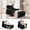 Dutch Velvet-Black, variant on Convertible Sleeper Chair, 3-in-1 Pull Out Sofa Bed with USB and USB-C, Foldable Table, Phone Holder, Adjustable Backrest, Dutch Velvet, White