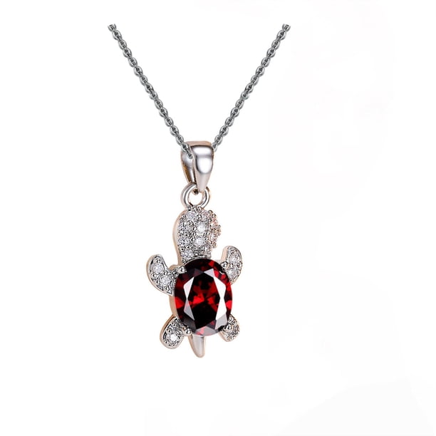 Collar con colgante de tortuga para niños, joyería europea y para mujer, regalo de joyería, un collar