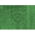 thumbnail image 1 of Ahgly Company Indoor Rectangle Oriental Emerald Green Industrial Area Rugs, 6' x 9', 1 of 4
