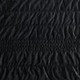 thumbnail image 6 of Mainstays Solid Black Zig Zag Stripe Reversible Crystal Mink Pillow Shams, King (2 Count), 6 of 6