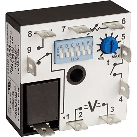Encapsulatd Timer Rlay, 10A, Relay, Surface