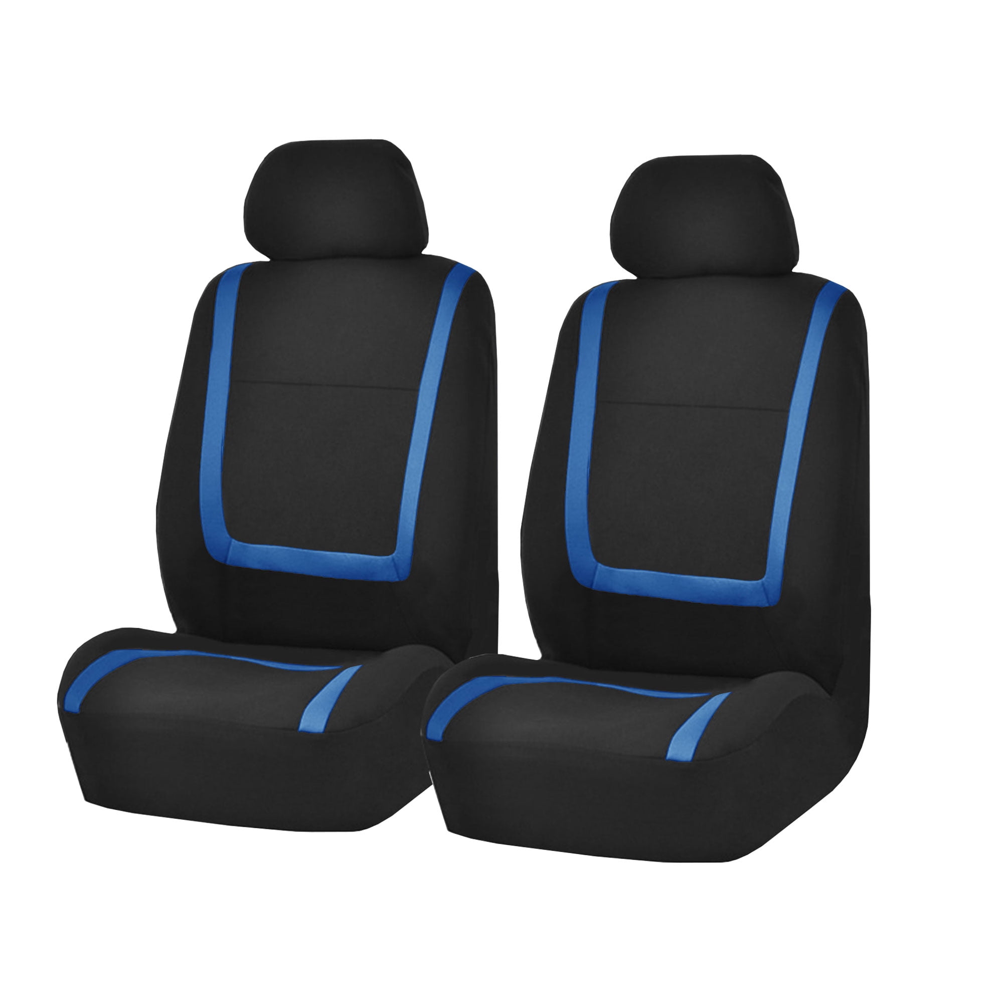 Set of 5 Pieces Blue Headrest Covers For Car Van Bus Headrest Covers Universal