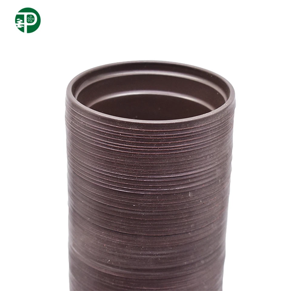 PURELY- 9×8×6Cm Multi Purpose Red Garden Nursery Pot Plastic Plant Flower Pots 100 Pack