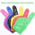 thumbnail image 4 of 24 Pcs Foam Fingers Foam Hands Party Noisemakers Cheering Foams Fingers Cheer Props Football Party Favors, 4 of 5