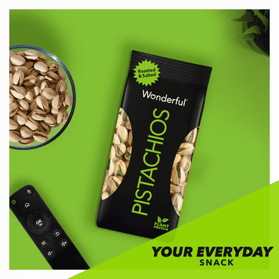 Wonderful Roasted and Salted Pistachios 8 oz (Pack of 12)