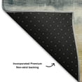 thumbnail image 3 of Addison Rugs Mayfield Premium Machine Washable Transitional Stripes Gold Rectangle Rug, 5' X 7'6" Machine Washable Transitional Stripes Gold Oversized Sherpa Throw Blanket, 3 of 4
