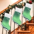 thumbnail image 7 of Coolnut Green Christmas Pattern Christmas Stockings, Personalized Large Christmas Stocking, Cute Snowflake Stockings 18" Xmas Stocking for Xmas Decorations Xmas Gifts, 7 of 7