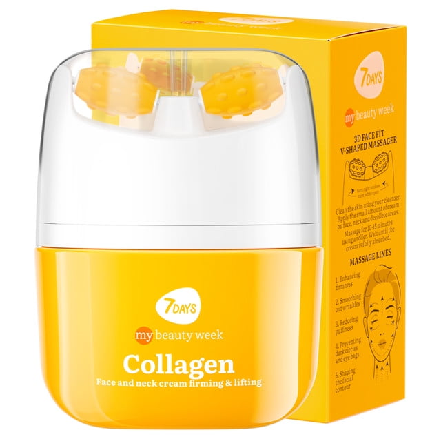 7DAYS Face Moisturizer with Collagen and Face Roller for Firming