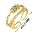 thumbnail image 2 of Bague Anti-Stress Fidget pour Femmes et Adolescentes, Bague Ajustable avec Perles, 2 of 5