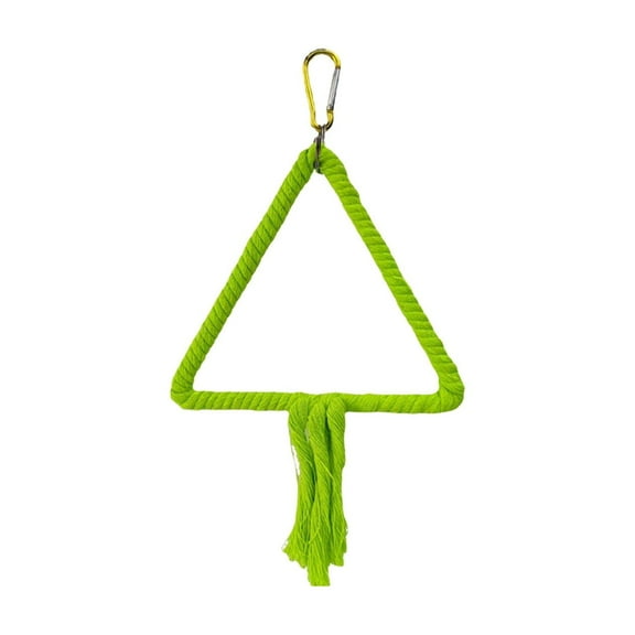 Yonrjhukm Rope Sway Mimic Perches for Birds, Hangable Gnaw Resistance Toys for Parrots, Budgies, Canaries, and Cockatiels, Sturdy Climbing Swing with Tassels for Play and Coordination Skills