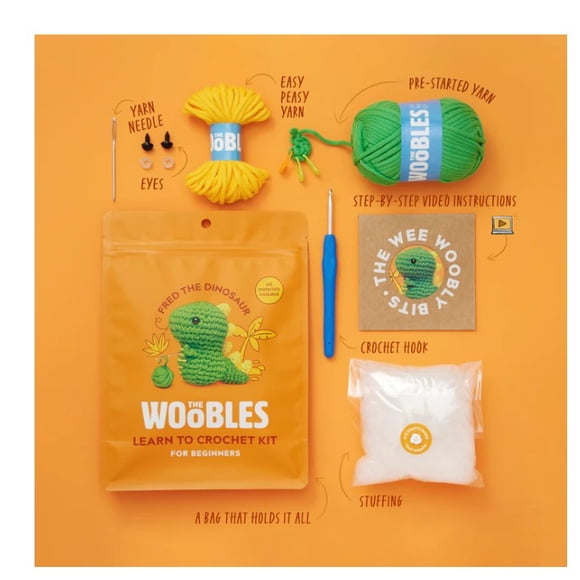 Fred the Dinosaur Crochet Kit