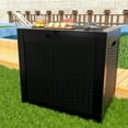 thumbnail image 7 of Decksplore 30 Gallon Deck Box Lockable Resin Outdoor Storage Box, Waterproof Outdoor Container, for Storing Furniture Cushions, Pillow, Tools Black, 7 of 7