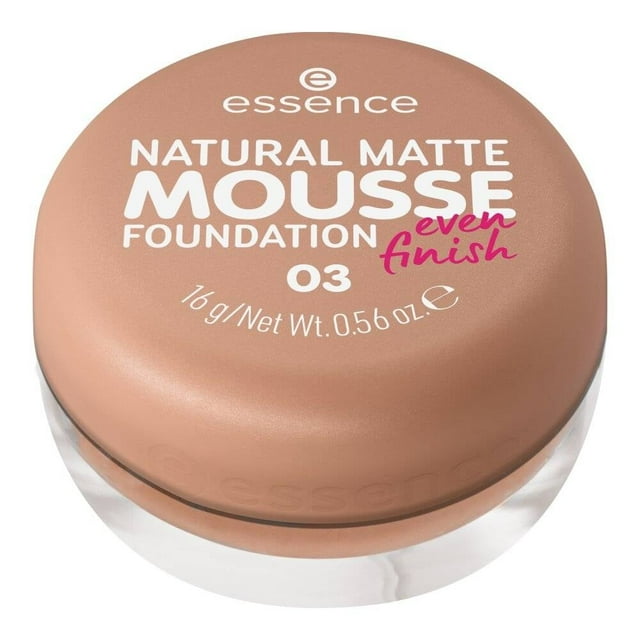 Base de maquillaje Essence Natural Matte Mousse beige 03 16 g