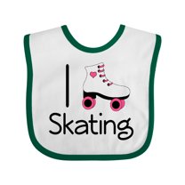 Inktastic Roller Skate Lover Girls Baby Bib
